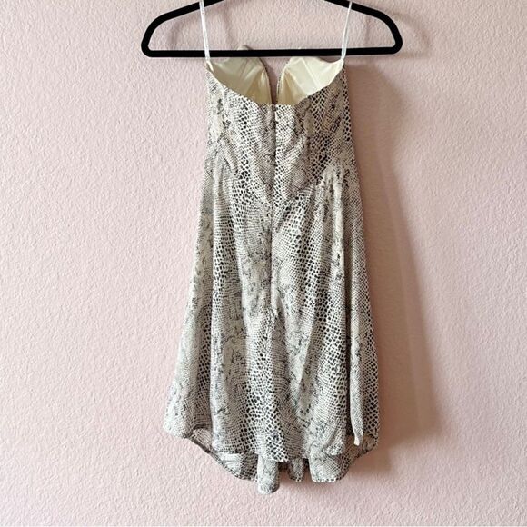 Zimmermann Monochrome Snake Print Mini Dress - Picture 6 of 16